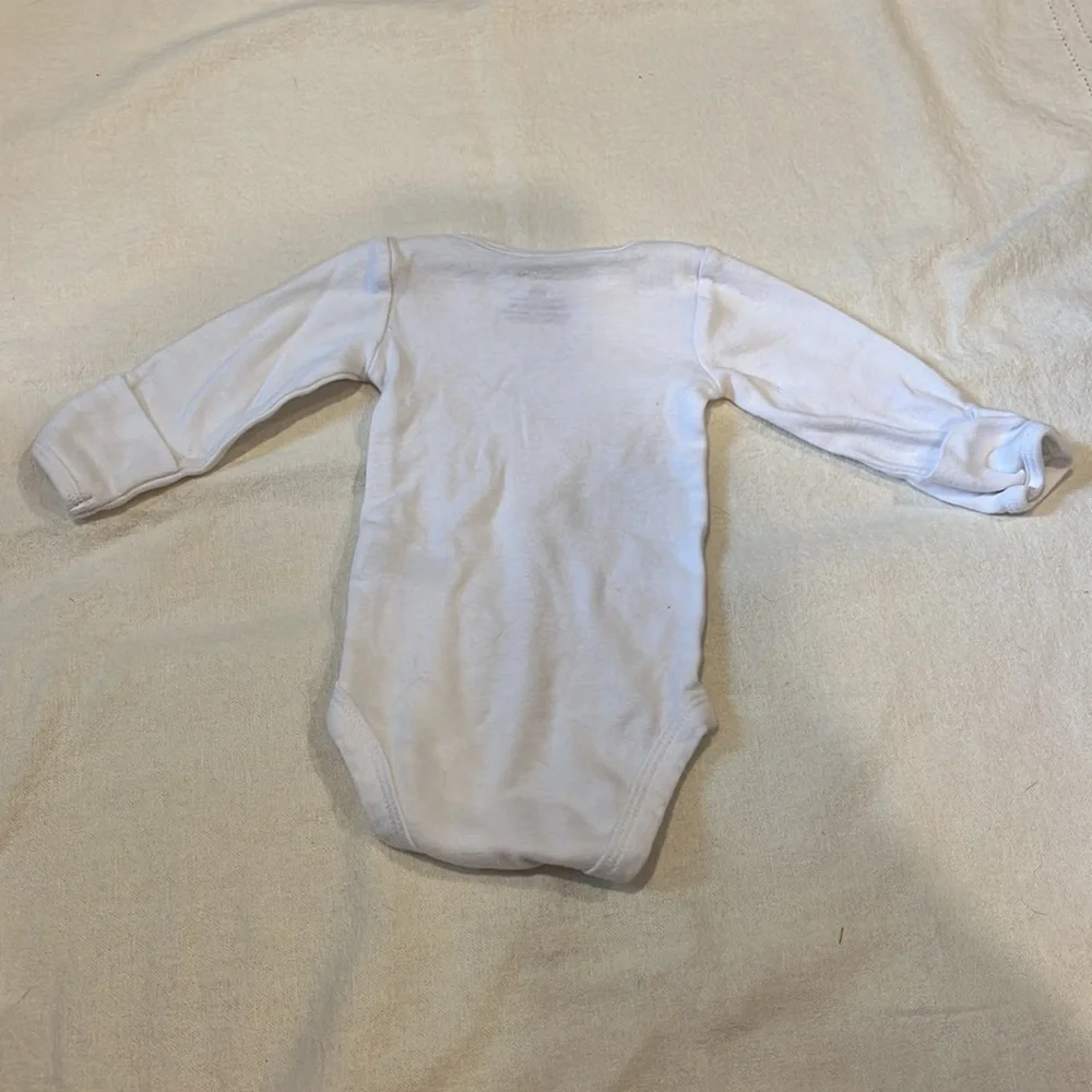 Assorted White Newborn Onesies